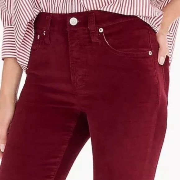 𝐉.𝐂𝐑𝐄𝐖 Velvet Skinny Jeans - Picture 6 of 9